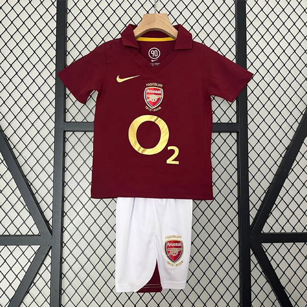 Camiseta Arsenal Replica Primera Ropa Retro Niño 2005 2006